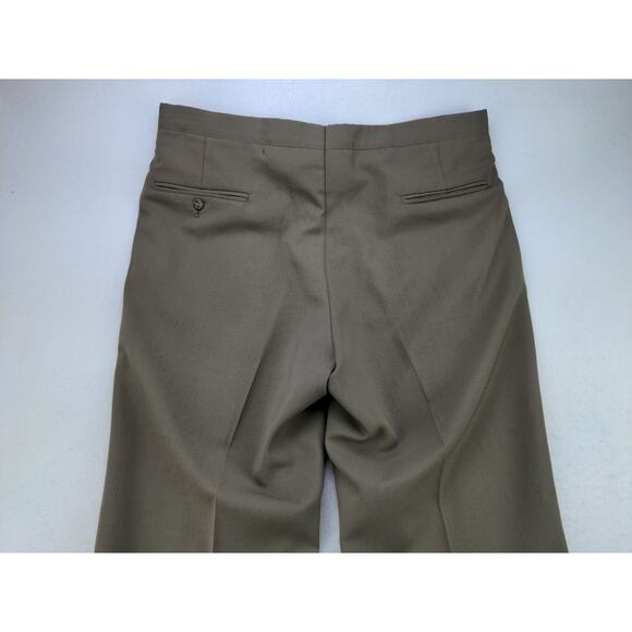 Vintage Mens Sansabelt Jaymar Ruby Pants Size 36x28 Custom Tailored Brown - Picture 5 of 13